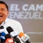 Featured image: Venezuelan opposition politician Javier Bertucci during a press conference. File photo.