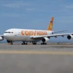 Conviasa jet arriving at the Simon Bolivar airport serving Caracas. FIle photo.