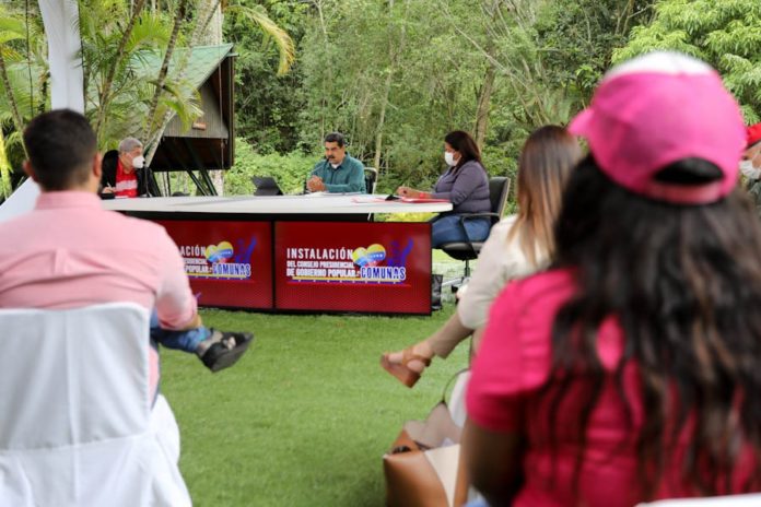 Featured image: Venezuelan President Nicolas Maduro during a working meeting broadcast in public TV. Photo courtesy of Prensa Presidencial.
