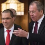 Venezuelan Chancellor, Jorge Arreaza and his Russian counterpart, Sergey Lavrov. File photo.