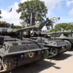 Part of the military vehicles already refurbished or putted back into operation. Photo courtesy of @PrensaFANB