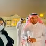 Venezuelan Vice President Delcy Rodríguez is received by the Venezuelan ambassador to Qatar, Giuseppe Angelo Yoffreda Yorio. Photo courtesy of Ultimas Noticias.