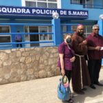 Part of the Delegation visiting a police station looking for chief of police Natalino Correa. Photo courtesy of International #FreeAlexSaab Solidarity Committee.
