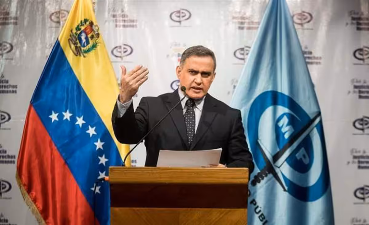Venezuela's Attorney General, Tarek William Saab, during a press conference. File photo.
