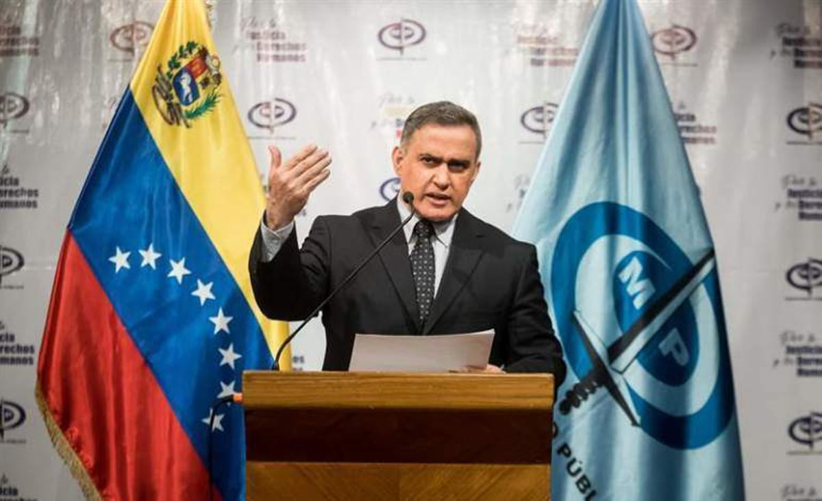 Venezuela's Attorney General, Tarek William Saab, during a press conference. File photo.