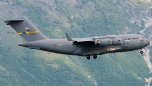 A Boeing C-17 Globemaster III similar to the one that violated Venezuelan airspace. Photo courtesy of Boeing.