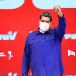 President of Venezuela Nicolas Maduro during a PSUV meeting. Photo courtesy of Prensa Presidencial.