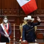 Pedro Castillo assumes the presidency of Peru, on July 28, 2021 Photo: Presidency of Peru / Reuters