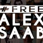 #FreeAlexSaab poster. FIle image.