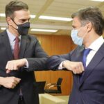 Leopoldo López, received in Spain by President Pedro Sánchez after his escape from Caracas with the complicity of the Spanish ambassador (Photo: ABC)