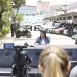 VP Delcy Rodriguez and Minister Carmen Melendez providing details of the security operation "Gran Cacique Indio Guaicaipuro" deployed in Caracas to neutralize EL Coqui paramilitary gang operation in Cota 905, Caracas. Photo courtesy of the Office of the Vice Presidency.