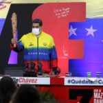 Venezuelan President Nicolas Maduro and Diosdado Cabello during a broadcast of the TV show Con el Mazo Dando. Photo courtesy of RedRadioVE.