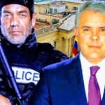Colombia's ruler Ivan Duque next to Tony Intriago the Venezuelan mercenary contractor operating in Florida (US). Photo composition courtesy of Expresa.se.