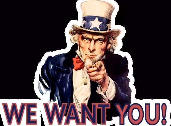 we want you