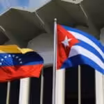 Flags of Cuba and Venezuela. File photo.