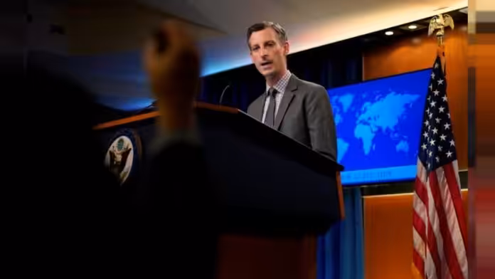 US Department of State spokesperson Ned Price. Photo courtesy of RedRadioVE.