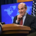 Former Trump's especial envoy for Venezuela, Elliot Abrams, an euphemism for "main US coup plotter for Venezuela." File photo.