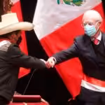 Bejar being appointed by President Castillo. Photo courtesy of HispanTV.