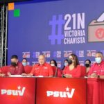 PSUV directorate in a press conference. Photo courtesy of Twitter / @PartidoPSUV .