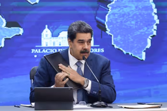 President Nicolas Maduro during a press conference this Monday, August 16. Photo courtesy of Prensa Presidencial.