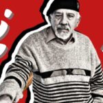 Poster with the image of Carlos Lanz. Photo courtesy of RedRadioVE.