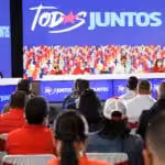 President Maduro and the PSUV directorate. File photo courtesy of Prensa Presidencial.