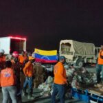 Venezuelan  second shipment with 30 tons of humanitarian aid being unload in Haiti. Photo courtesy of the Venezuelan Embassy in Haiti.