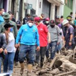 Venezuelan authorities, military and emergency teams already deployed since Tuesday on the ground in Mocoties. Photo courtesy of Twitter / @JEHYSONGUZMAN .