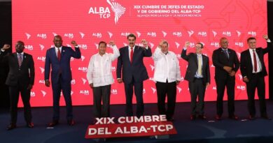 Family photo during the last XIX ALBA-TCP summit held in Caracas last June (2021). Photo: Prensa Presidencial/file photo.