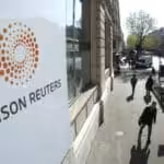 Building with the Thomson Reuters logo. File photo.