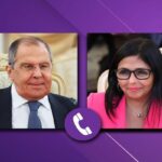 Photo of Venezuelan VP Delcy Rodriguez and Russian Minister for Foreign Affairs Sergey Lavrov. File photo.