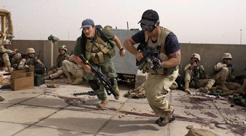Mercenaries working together with the US Army somewhere in the Middle East. Photo courtesy of AP.