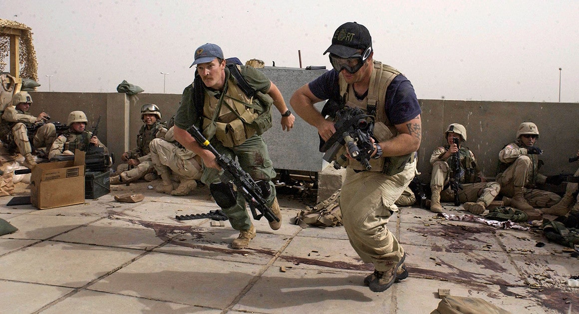 Mercenaries working together with the US Army somewhere in the Middle East. Photo courtesy of AP.