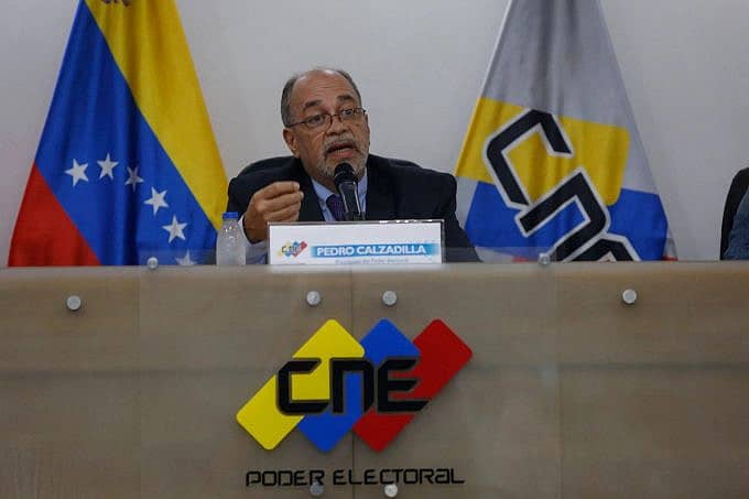 Venezuela's CNE President Pedro Calzadilla. File photo courtesy of CNE.