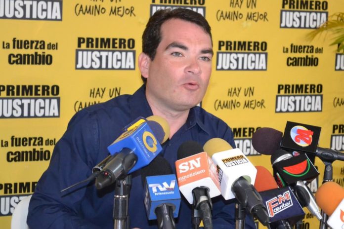 Anti-Chavista politician Tomás Guanipa. File photo.