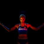 Venezuela's Yulimar Rojar. Olympic Gold medalist and triple jump world record holder.