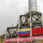 To deepen and widen cooperation between China and Venezuela" reads the sign at the Jose Refinery. Photo by Vice-presidential Press courtesy of Venezuelanalysis.com.