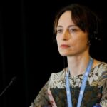 UN Special Rapporteur on Negative Impact of Unilateral Coercive Measures on Human Rights, Alena Douhan, takes part in a news conference in Caracas, Venezuela February 12, 2021. REUTERS/Manaure Quintero.