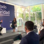 Right-wing politician and fugitive of Venezuelan justice, Antonio Ledezma in a political event organized by the Popular Party in Spain. Photo courtesy of Twitter.