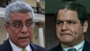 Alfonzo Marquina (left) and Luis Florido (right). Opposition candidates fighting against each other for the Lara state governorship. Photo courtesy of RedRadioVE.