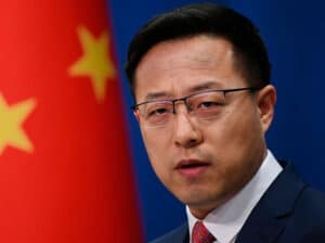 China's foreign affairs ministry spokesperson Zhao Lijian. File photo.