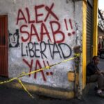 Street painting in Venezuela demanding Alex Saab freedom. File photo.
