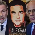 Gerardo Blyde, heat of the opposition delegation to Mexico, Ambassador Alex Saab and Jorge Rodriguez, heard of the Venezuelan government delegation. Photo composition.