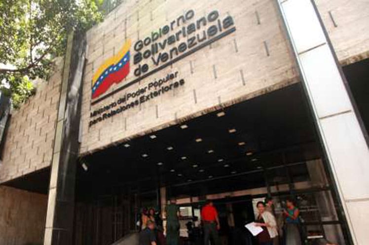 Venezuelan Ministry of Foreign Affairs headquarters. File photo.