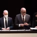 Venezuelan government, opposition, Mexico and Norway during the signing of the memorandum that formalize the initiation of the Mexico Talks. File photo.