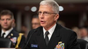 Chief of the Southern Command, Admiral Craig Faller, in Washington, USA (Photo: Saul Loeb / AFP)