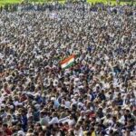 Massive protest in India. File photo.