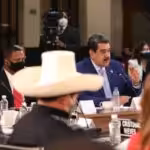 Venezuelan President Nicolas Maduro during his speech in the VI CELAC Summit. Photo courtesy of Twitter.