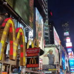 NYC's Time Square view with a big Mac Donald's sign. File photo.