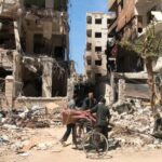 Douma, in the suburbs of Damascus (Syrian capital), destroyed by the imperial war on Syria (Photo: Hassan Ammar / AP)